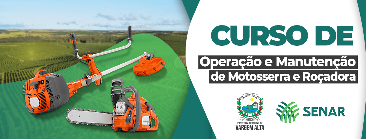 Prefeitura e Senar ofertam curso de operação e manutenção de equipamentos agrícolas